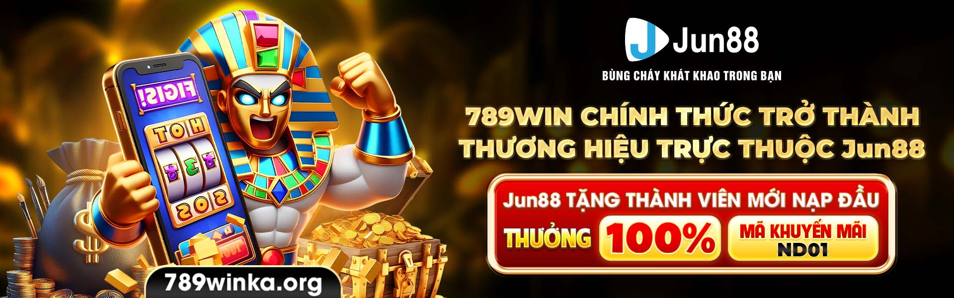 789win trực thuộc Jun88 thưởng nạp đầu 100%